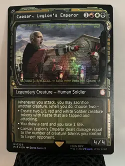 Caesar, Legion's Emperor Legendary Creature Foil Universes Beyond: Fallout - Image 1