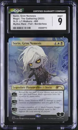SORIN, GRIM NEMESIS Secret Lair Foil Mythic CGC 9 MTG [Nostalgium] - Image 1