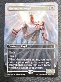 Restoration Angel (Borderless, Regular #299 NM) Innistrad Remastered (INR) MTG - Image 1