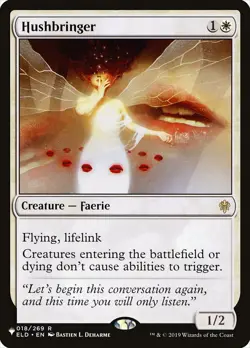 MTG Magic the Gathering Hushbringer (ELD-18/2869) The List NM - Image 1