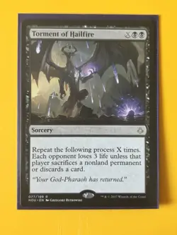 Magic: The Gathering Torment of Hailfire Rare Sorcery Hour of Devastation 077 - Image 1