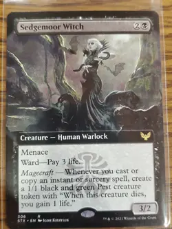 Sedgemoor Witch - Extended Art RARE MTG Strixhaven M/NM - Image 1