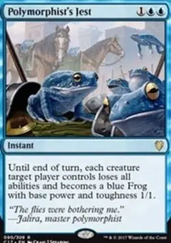 Mint/Near-Mint, English - 1 x MTG Polymorphist's Jest Commander 2017 - Image 1