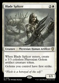 MTG Blade Splicer ** Bloomburrow Commander ** English (NM) - Image 1