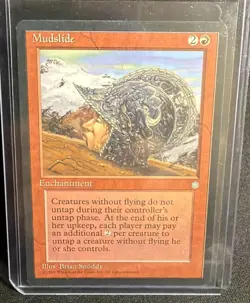 MTG Magic the Gathering - Mudslide Ice Age LP to NM - Image 1