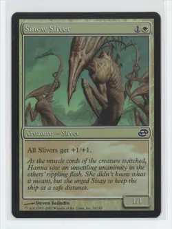MTG Planar Chaos Sinew Sliver #30 FOIL - Image 1