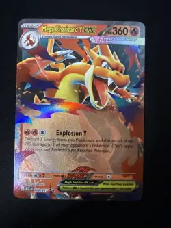 Pokemon TCG Ascended Heroes MEGA CHARIZARD Y EX 022/217 PACK FRESH! - Image 1