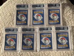 1999 Pokemon Base Set 1st Edition Energy Complete Set + Double Colorless PSA 9 - Image 2
