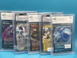 Pokemon Beckett And CGC Slab Lot All Graded 10 - Image 1