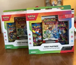 Pokemon TCG: First Partner Illustration Collection Series 1 New Sealed x2 - Image 1