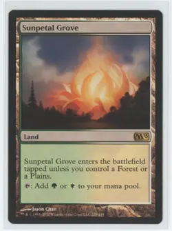 MTG Magic 2012 Sunpetal Grove #229 Rare - Image 1