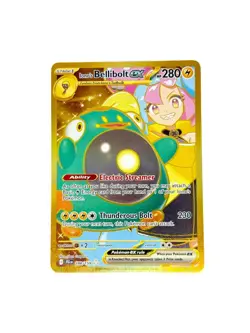 Pokemon Iono's Bellibolt ex Hyper Rare 188/159 SV09: Journey Together Holo NM - Image 1