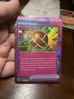 Pokemon TCG Deluxe Bomb 134/142 Ace Spec Trainer Stellar Crown - Image 1