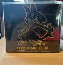 Pokemon TCG Crown Zenith Elite Trainer Box Sealed with Protective Case - Image 1