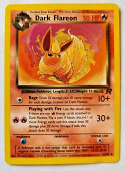 Pokemon TCG: Dark Flareon Team Rocket #35/82 LP - Image 1