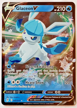 Pokemon TCG: Espeon V #064/203 & Glaceon V #040/203 Evolving Skies Both MINT - Image 5