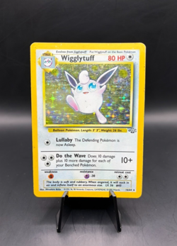 1999 Pokemon Jungle Holo Wigglytuff #16/64 — Wizards of the Coast (WOTC) Vintage - Image 1