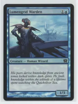 MTG 9th Edition Lumengrid Warden #84/350 FOIL - Image 1