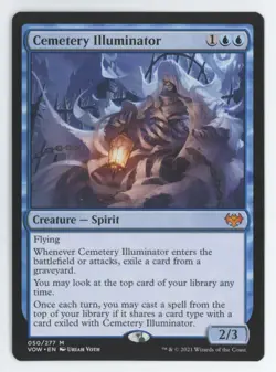 MTG Crimson Vow Cemetery Illuminator #21 Mythic - Image 1