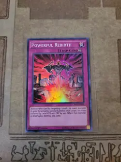 YUGIOH POWERFUL REBIRTH CROS-EN093 SUPER 1ST ED NM - Image 1