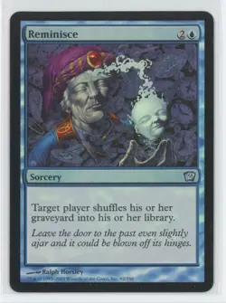 MTG 9th Edition Reminisce #92 FOIL Uncommon - Image 1