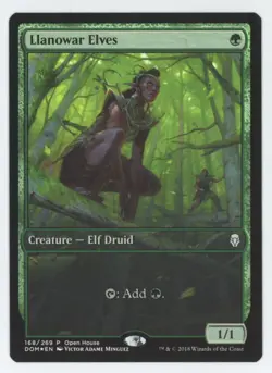 MTG Open House Promos Llanowar Elves #168 Promo FOIL - Image 1