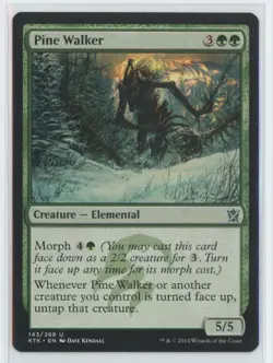 MTG Khans of Tarkir Pine Walker #143 Uncommon - Image 1