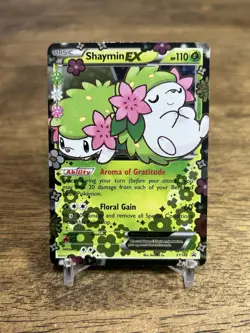 Pokemon Card - 2016 Black Star Promo XY Shaymin EX #XY148 Generations Elite - Image 1