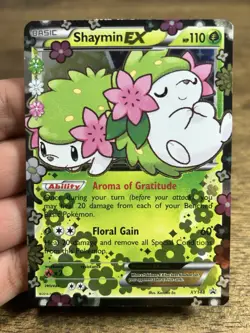Pokemon Card - 2016 Black Star Promo XY Shaymin EX #XY148 Generations Elite - Image 3