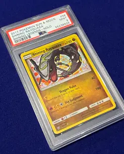 PSA 9 Shining Rayquaza #56 Sun Moon Shining Legends 2017 Pokemon MINT - Image 2