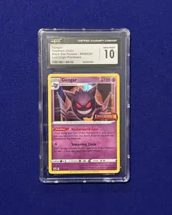 CGC 10 Gengar Prerelease #SWSH241 Lost Origin 2022 Promo Pokemon GEM MINT - Image 1