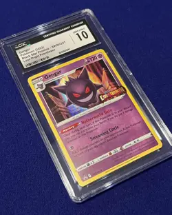 CGC 10 Gengar Prerelease #SWSH241 Lost Origin 2022 Promo Pokemon GEM MINT - Image 2