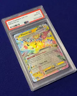 PSA 10 Pikachu ex #57 Surging Sparks 2024 Pokemon GEM MINT - Image 2