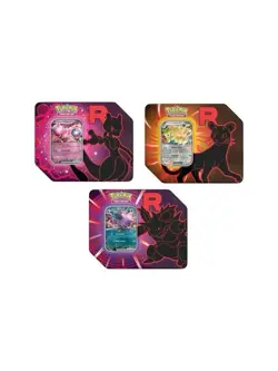 Pokemon Team Rocket Tin (Mewtwo ex, Nidoking ex, Persian ex) Set of 3 *PRESALE* - Image 1