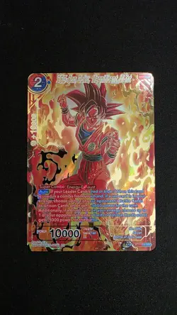 SSG Son Goku Magnificent Might SPR BT17-138 Foil Dragon Ball Super Card Game NM - Image 1