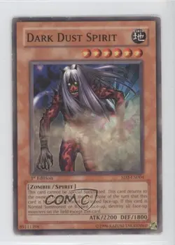Dark Dust Spirit 1st Ed. YuGiOh Zombie Madness Structure Deck #SD2-EN004 READ - Image 1