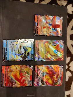 Pokemon Cards full art lot of 5 - Image 1