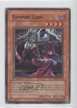 Vampire Lady 1st Ed. YuGiOh Zombie Madness Structure Deck #SD2-EN010 2005 READ - Image 1