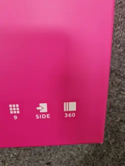 Vault X 9 Pocket Trading Card Zip Binder 360 Cards Premium Exo Tec Album Pink - Image 4