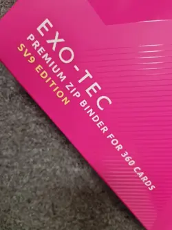 Vault X 9 Pocket Trading Card Zip Binder 360 Cards Premium Exo Tec Album Pink - Image 5