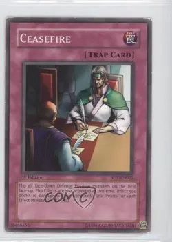Ceasefire 1st Ed. YuGiOh Dragon's Roar Structure Deck #SD1-EN022 2005 READ - Image 1