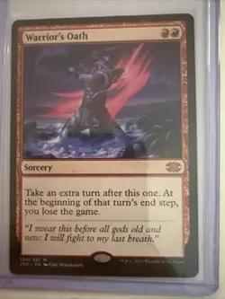 Warrior's Oath 130/331 Double Masters 2022 Mythic Red Regular MTG - Image 1