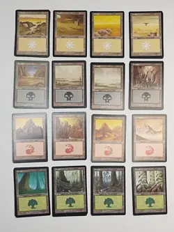 MTG Mercadian Masques MMQ Lot 38 Basic Land 1999 - Old School Rob Alexander + LP - Image 1