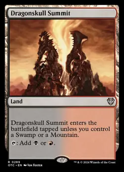 MTG Dragonskull Summit ** Outlaws of Thunder Junction Commander ** English (NM) - Image 1