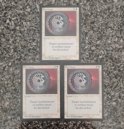 Magic The Gathering Beta Disenchant x3 Instant White Amy Weber English - Image 1