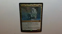 Arahbo, Roar of the World, Commander 2017 Foil NM Mythic 035/309, English - Image 1