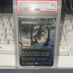 2025 MAGIC PSA 9 SPECIAL GUESTS MISTY RAINFOREST BORDERLESS #0111 - Image 1