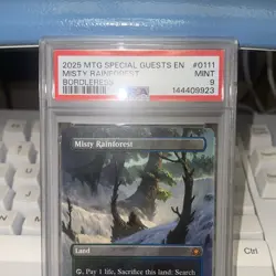 2025 MAGIC PSA 9 SPECIAL GUESTS MISTY RAINFOREST BORDERLESS #0111 - Image 3