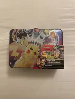 Pokemon Surging Sparks Fall 2024 Collector Chest Tin New Sealed - Image 1