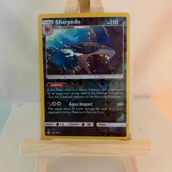 Sharpedo 82/149 Sun & Moon Reverse Holo Pokemon TCG - Image 1